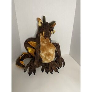 19" Folkmanis Earth Dragon Magical Full Body Puppet Large Brown